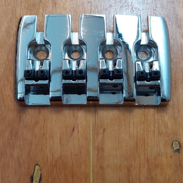 Bridge Gitar Elektrik Jass Bass / Bridge Bass Elektrik 4st Tebal - Hitam
