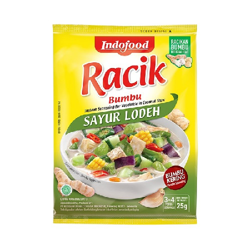 

INDOFOOD B.RACIK SAYUR LODEH 25GR