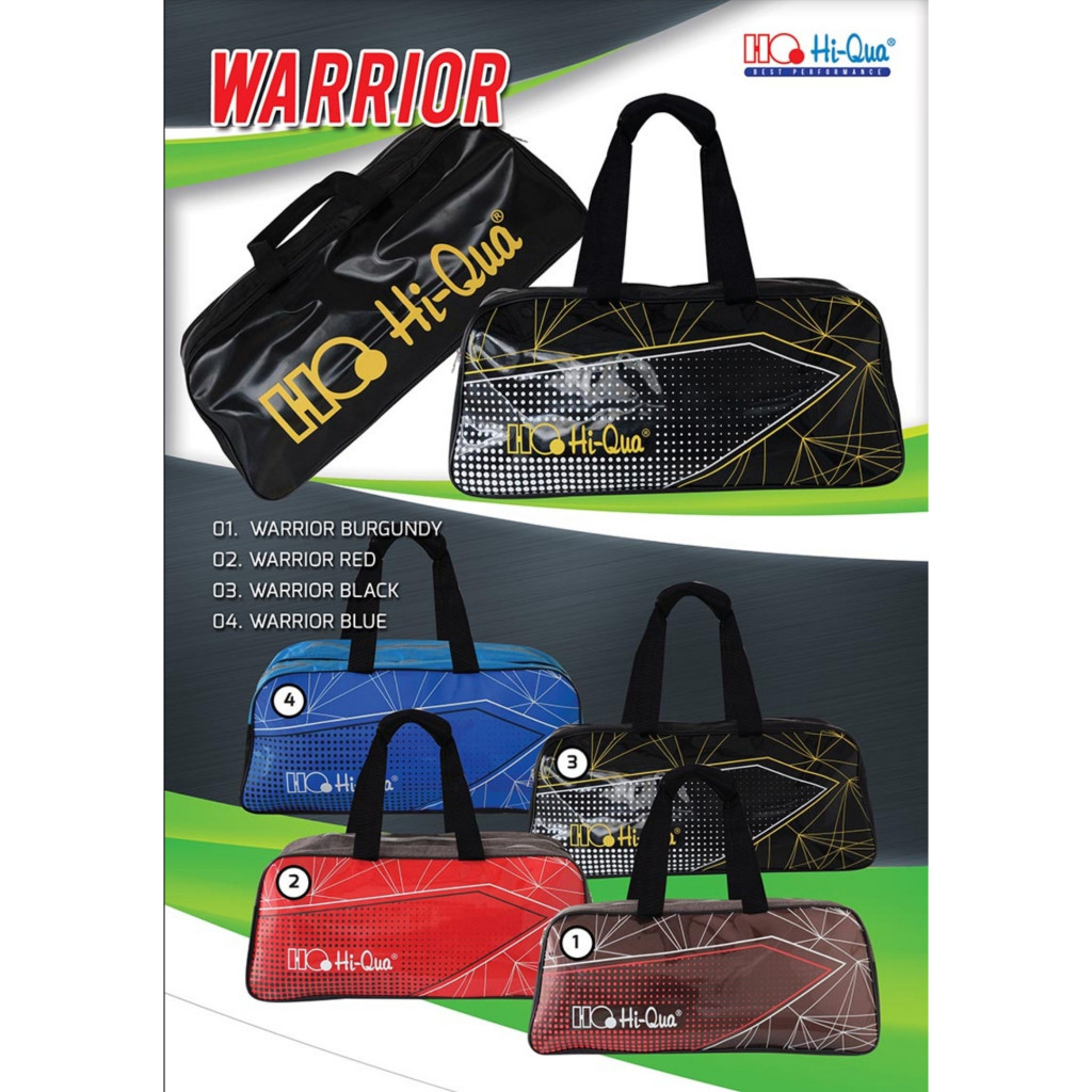 Tas Badminton Petak HIQUA WARRIOR SQUARE THERMOBAG ORI