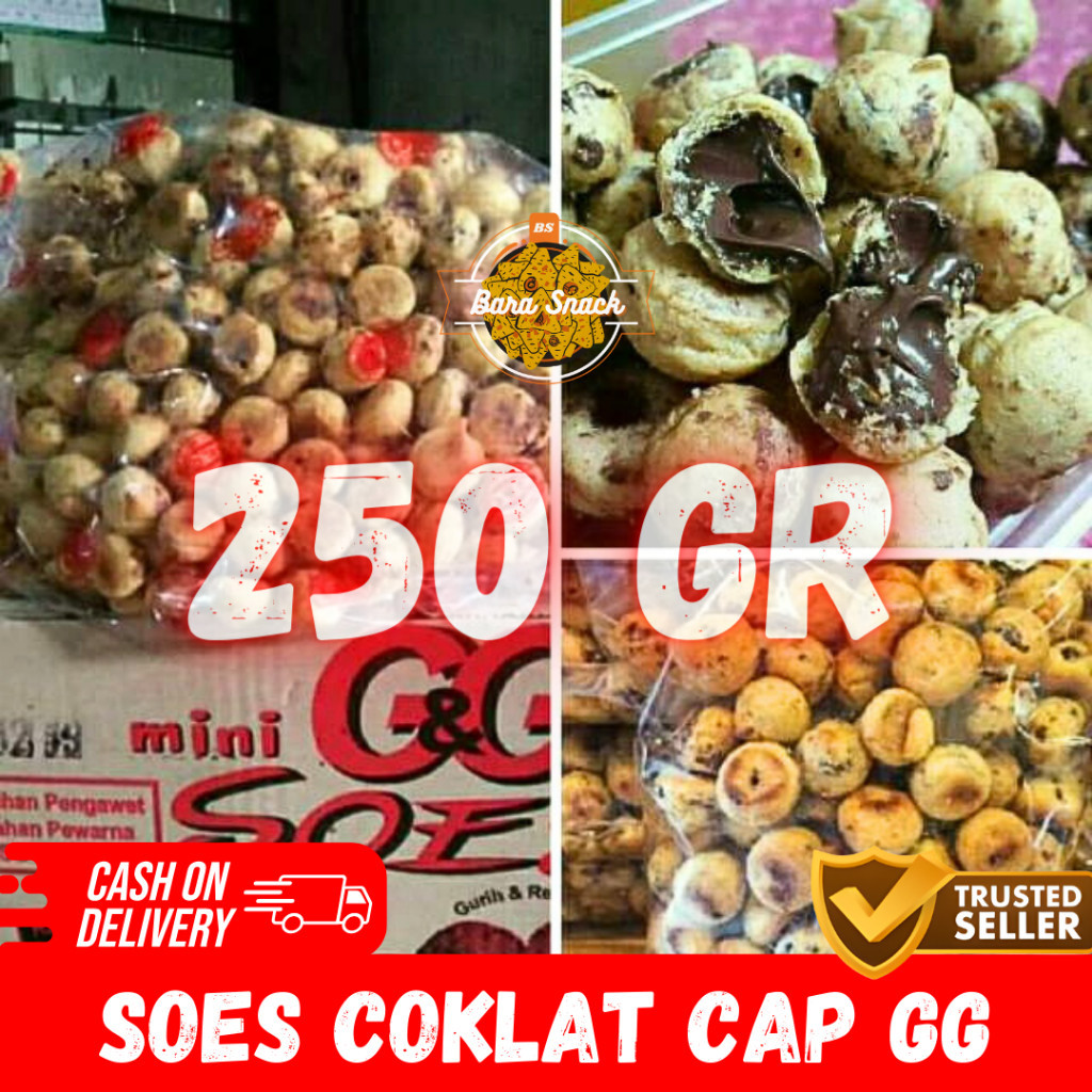 

[ 250gr ] Sus Coklat Mini Cap GG Soes Premium Super Lumer / Camilan Snack Kiloan Murah