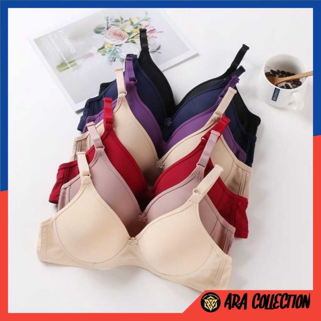 GROSIR  6 pcs sport bra || Bra wanita dewasa || BH wanita isi 6 pcs murah || Bra tanpa kawat || Bh w