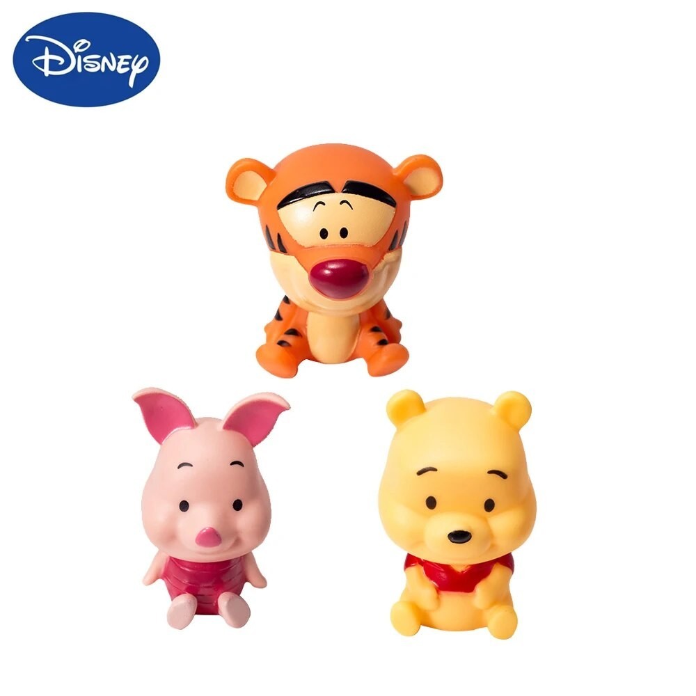 Disney Kawaii Anime Figure Winnie The Pooh Tigger Piglet Collectible Figurines Vinyl Doll Girl Boys