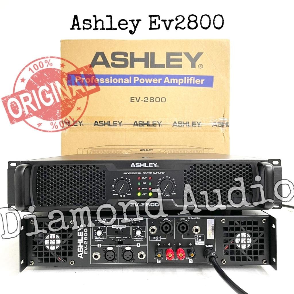 Big Ramadhan Sale Power Amplifier Ashley Ev2800 Class H Original Ampli Ev 2800 ( Bayar Ditempat )