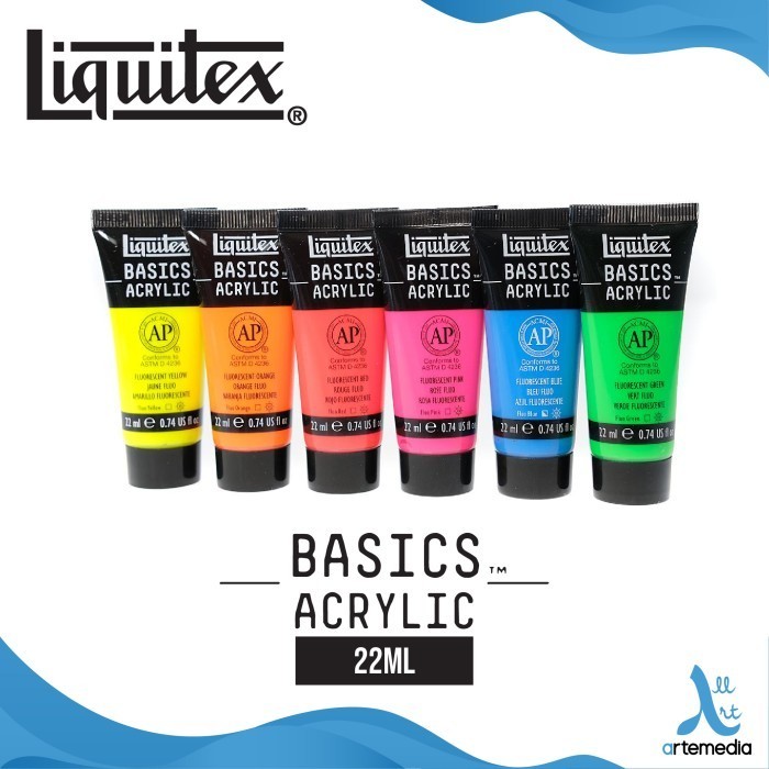 

Cat Akrilik Liquitex Basics 22ml Acrylic Color Paint - 01/03 - CAD YLLW DEEP H