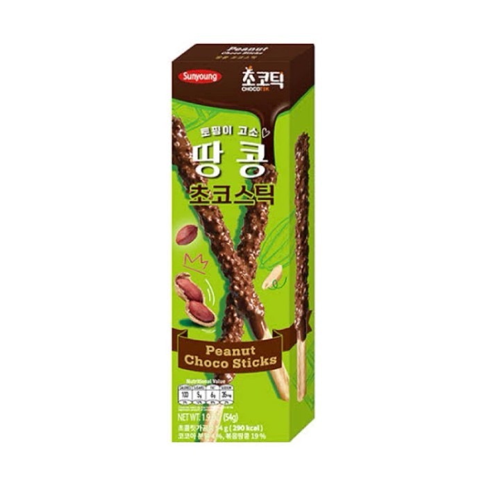 

Sunyoung Peanut Choco Stick 54 gr