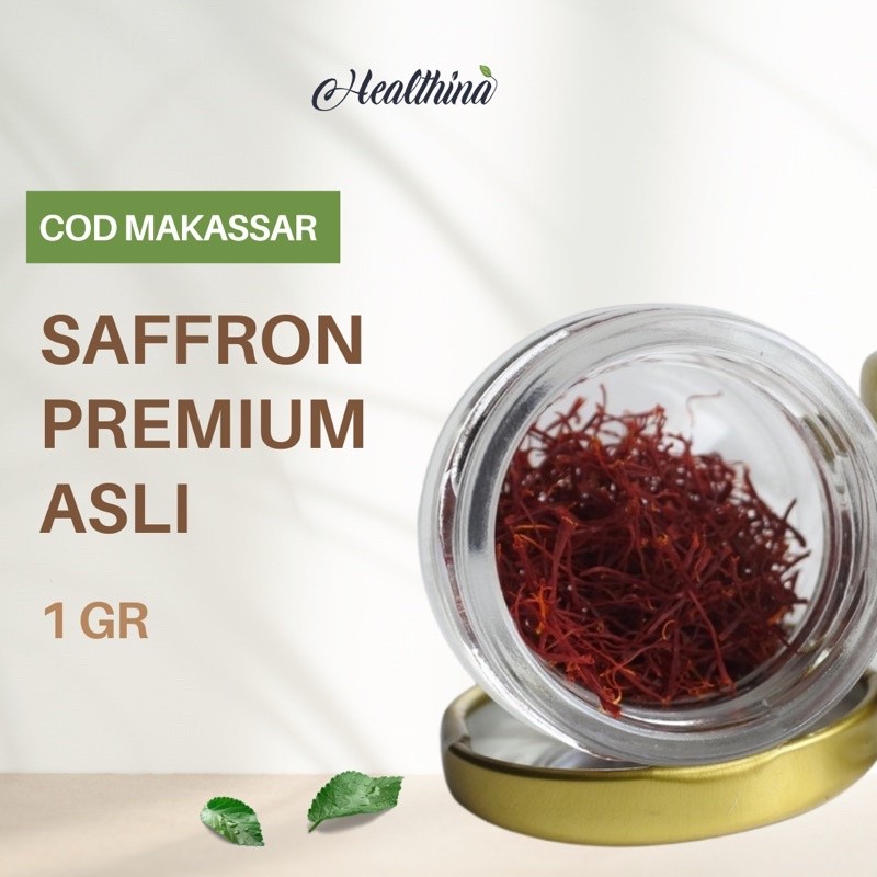 

COD Makassar Safron Premium | Safron 1 gr - 0,25 gr Negin Grade A Super