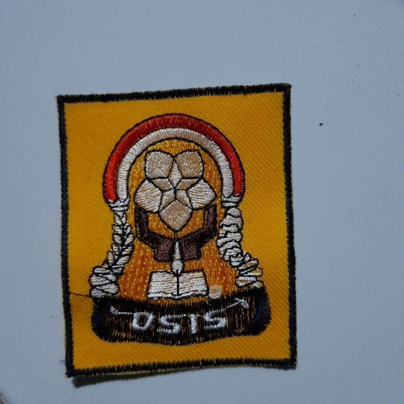 Bordir (SIAP DIKIRIM)Bet osis -Badge sma-badge smp- badge sd bordir-badge sekolah(gram) Bordir Nama 