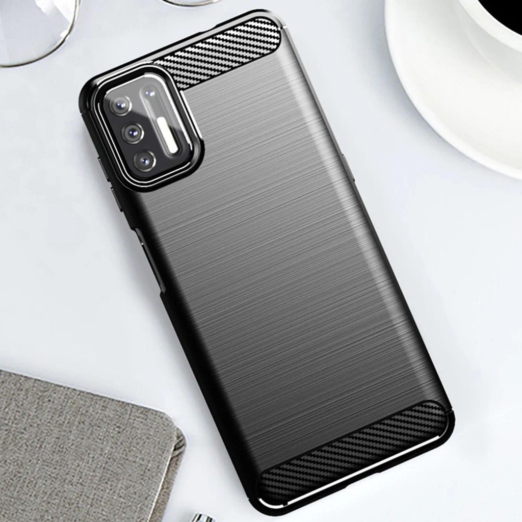 For Motorola Moto G9 Plus g9+ moto g9plus case casing Soft Silicone Carbon Fiber Back cover