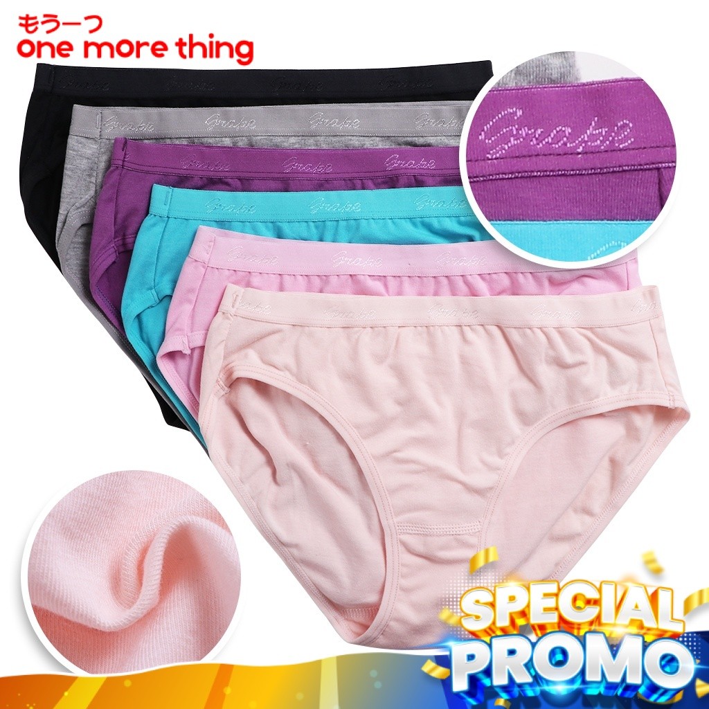 OMT - Grape Original Celana Dalam Wanita Grape Underwear Cd Polos Basic Mini Gr 1047