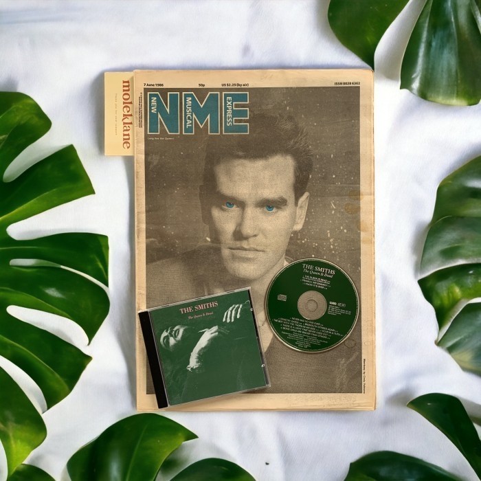 Majalah NME Morrissey 1986 + CD Import The Smiths The Queen Is Dead