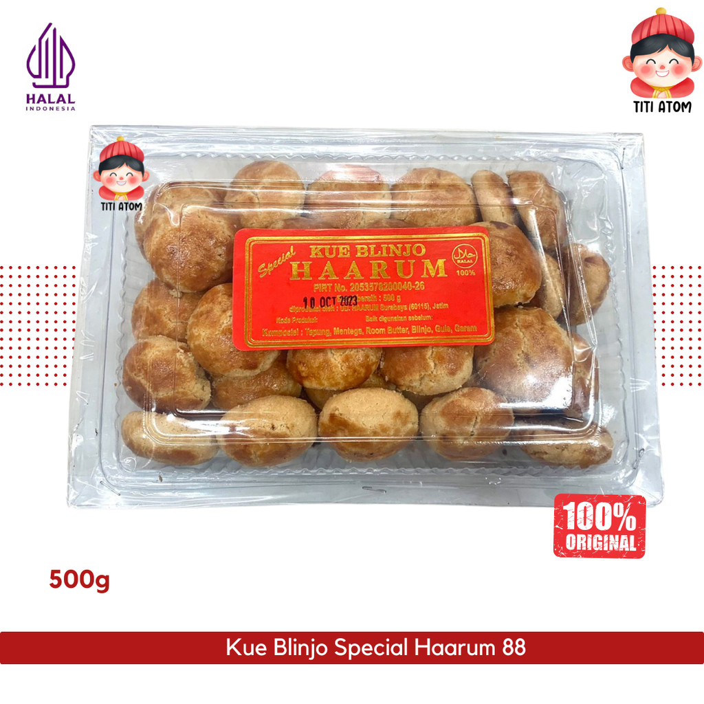 

Kue Belinjo Blinjo Melinjo Emping Special Haarum 88 500g