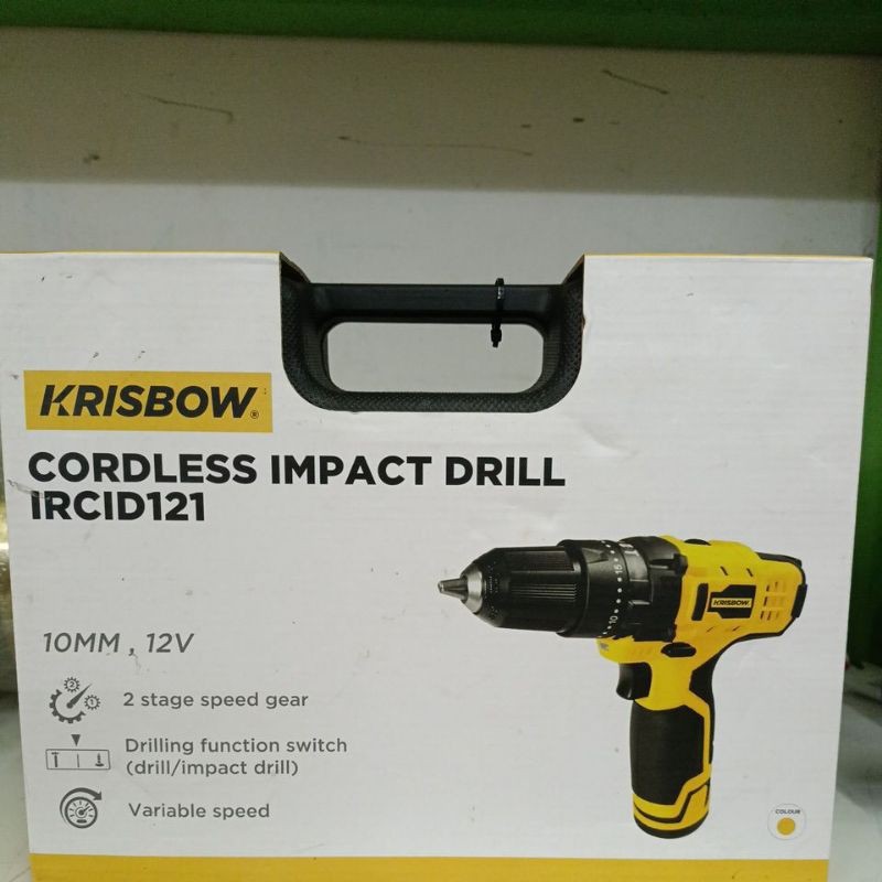 Krisbow Cordless Impact Drill IRCID121