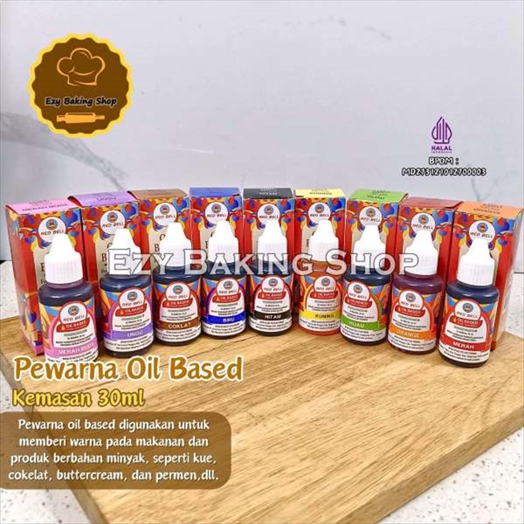 

Red Bell Pewarna Oil Base
