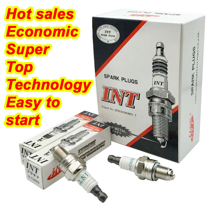 2pcs/lot INT spark plug H-CMR6 for 0242035500 USR7AC CANDEL TR15C 965 31916-Z0H-003 CMR6H BUJIA 3365
