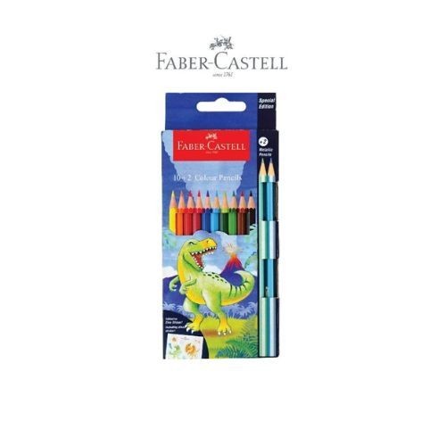 

Pensil Warna Faber Castell 115125 12 Warna Spesial Edisi Dino Colour Pencil 12 Colours Special Edition Dino- SHAGB