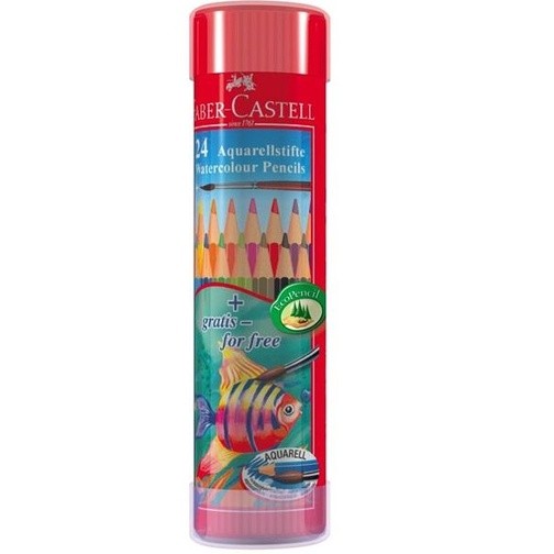 

TBMO WATER COLOUR PENCILS TIN CASE 24L ROUND FABER-CASTEL 115924