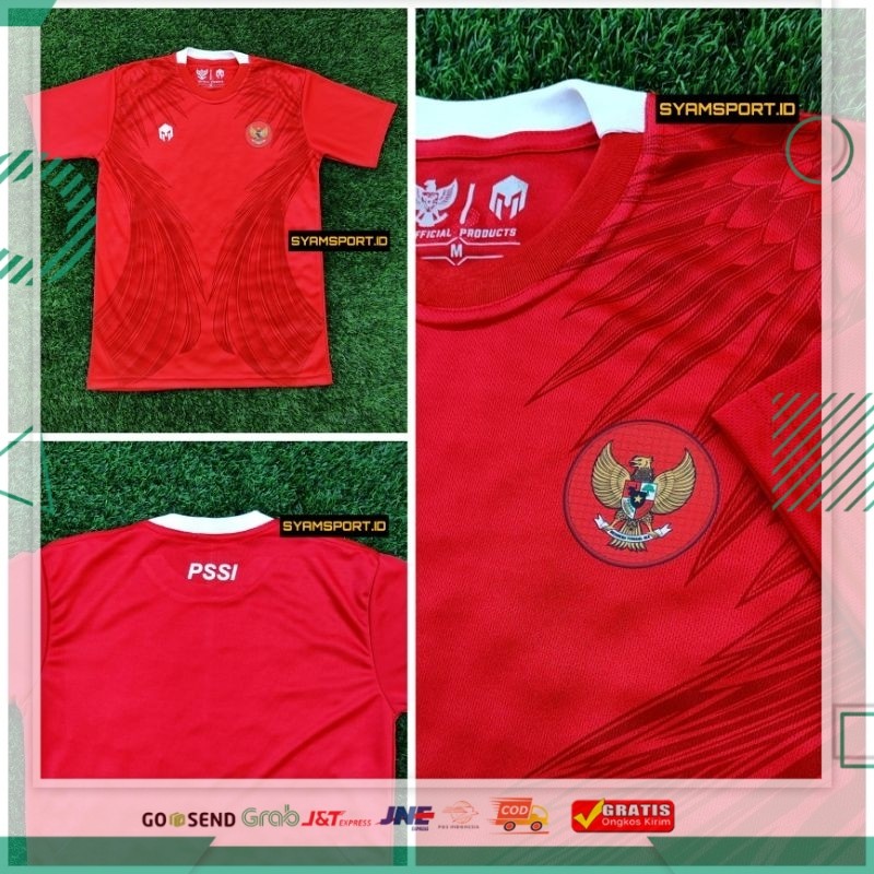 3.3 Jersey Timnas Indonesia Retro Supporter Version Lokal 2021 2022 / Jersey Home Indonesia / Jersey