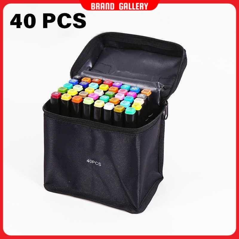 

Toddi Spidol Dual Side Fine Art Brush Art Marker Set 40 Warna - CY-006
