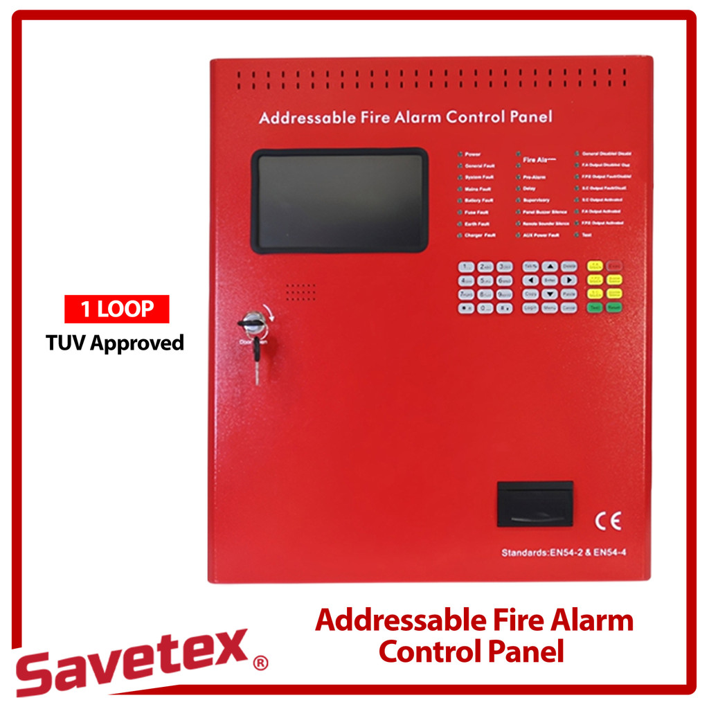 Fire Alarm Control Panel Full Addressable 1 Loop / MCFA Addressable ASW