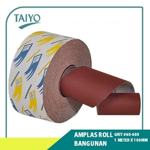 1 METER METERAN AMPLAS GULUNG ROLL BANGUNAN TEMBOK 60 80 100 120 150 180 240 400 X 100 ORI ORIGINAL 