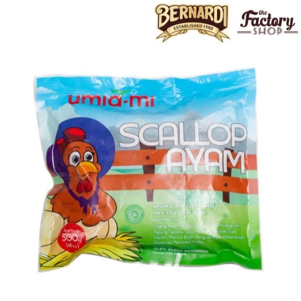 

UMIAMI SCALLOB AYAM 500 Gr