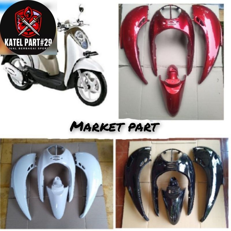 PAKET BODY HALUS HONDA SCOOPY KARBU SCOOPY LAMA 2010 2012
