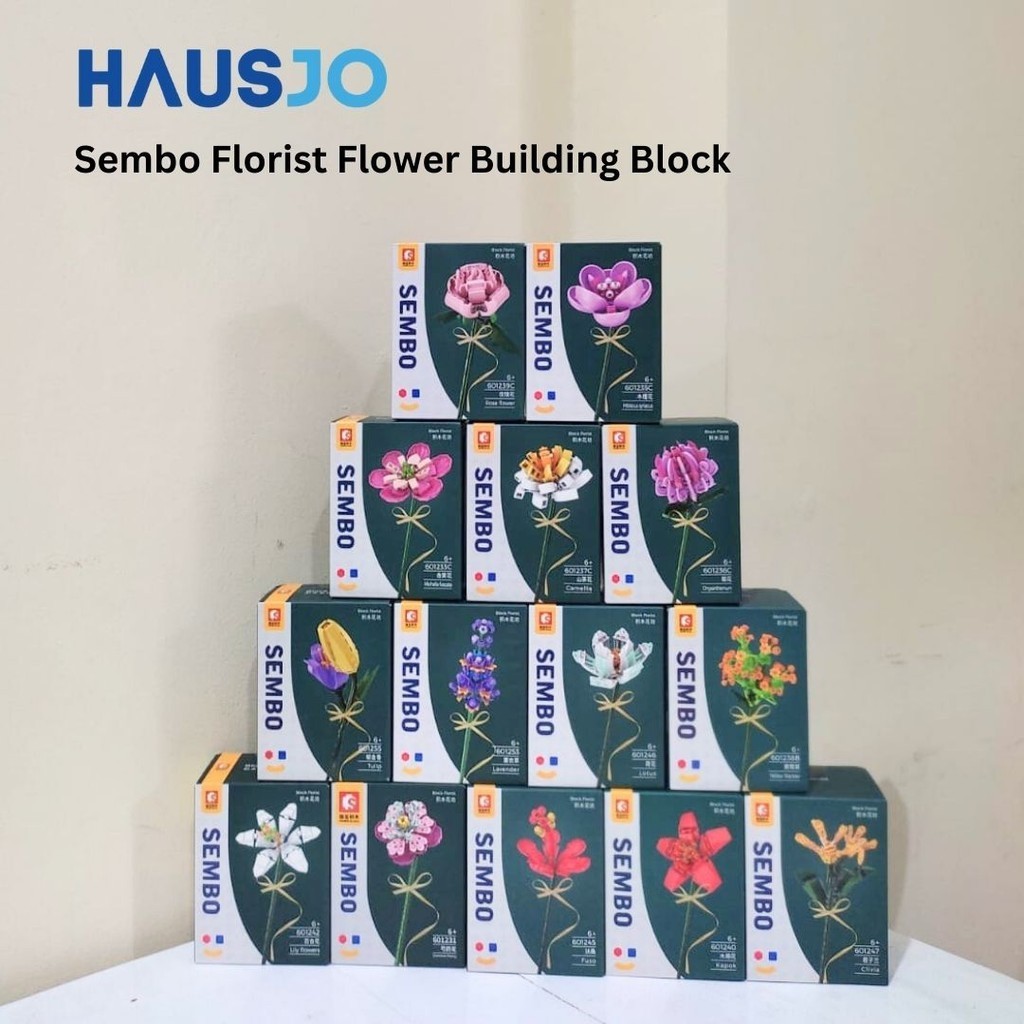 Sembo Florist Flower Building Block