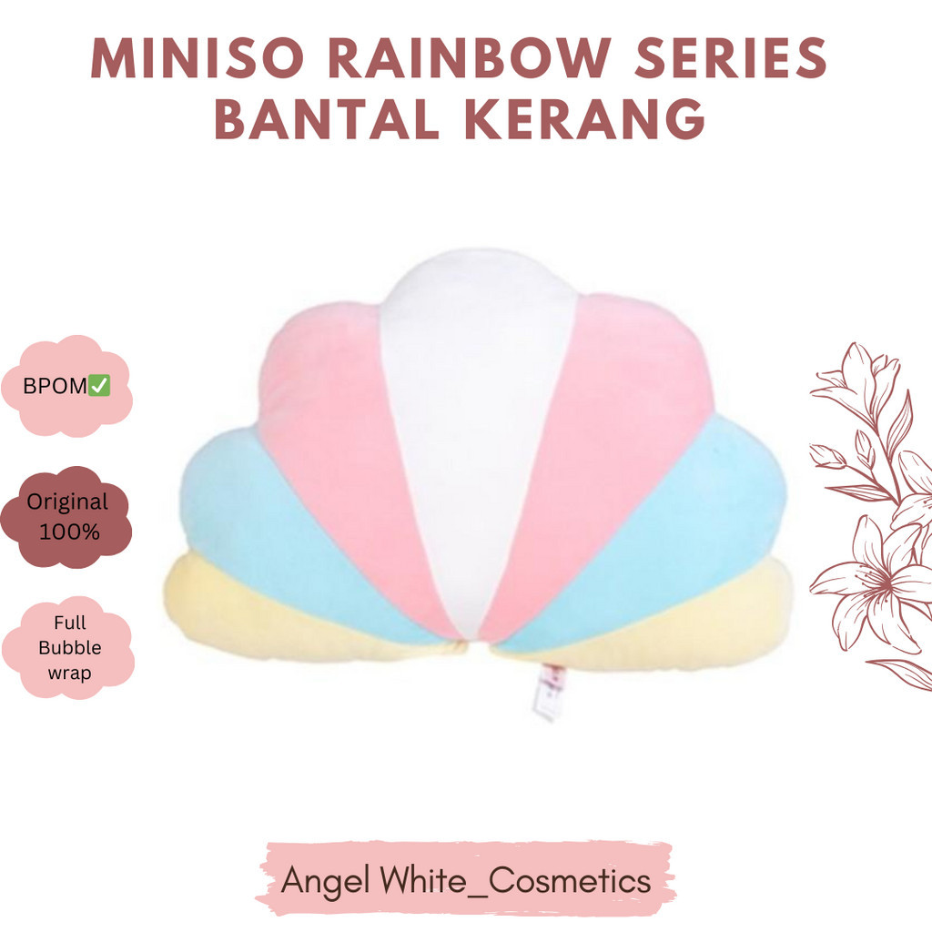 MINISO RAINBOW SERIES BANTAL KERANG
