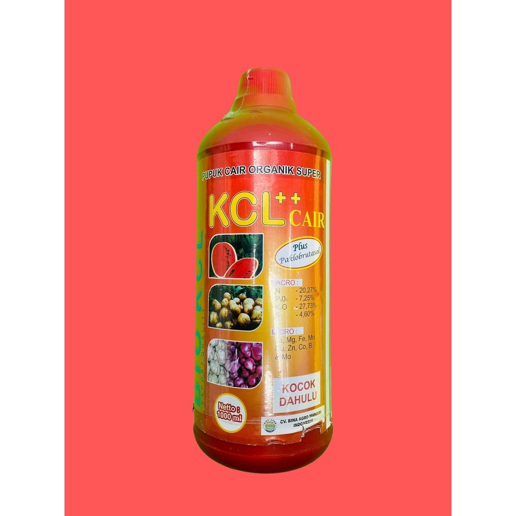 Pupuk Cair Organik super Bio KCL KCL Cair 1 Liter Bina Agro Mandiri