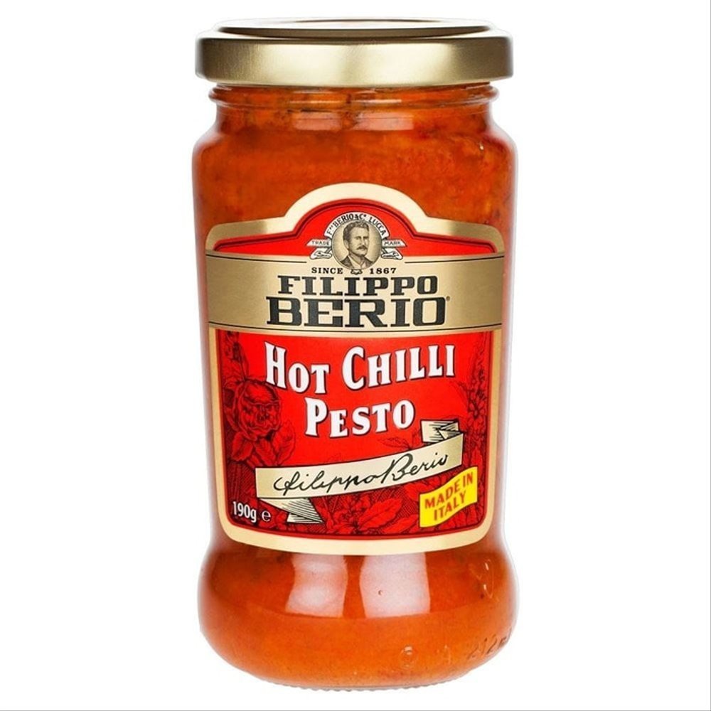 

Filippo Berio Hot Chilli Pesto 190gr Pesto Cabai Pedas 190 gr