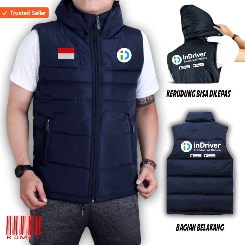 ROMPI INDRIVER OJEK ONLINE INDONESIA TERBARU ROMPI HOODIE
