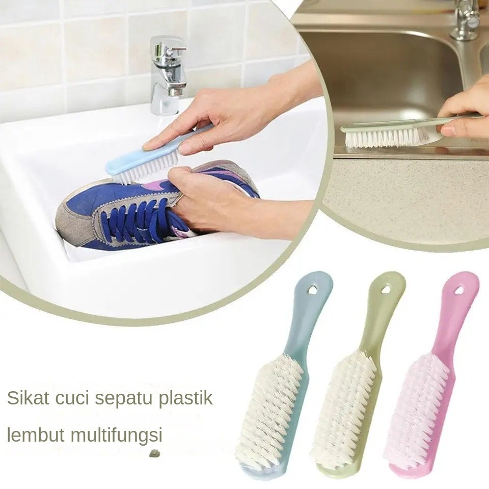 Sikat gagang pembersih multifungsi/sikat kamar mandi/sikat sepatu multifungsi/sikat pakaian lantai keramik
