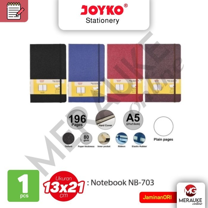 

JOYKO Plain Notebook Diary Agenda Polos NB-703 HC