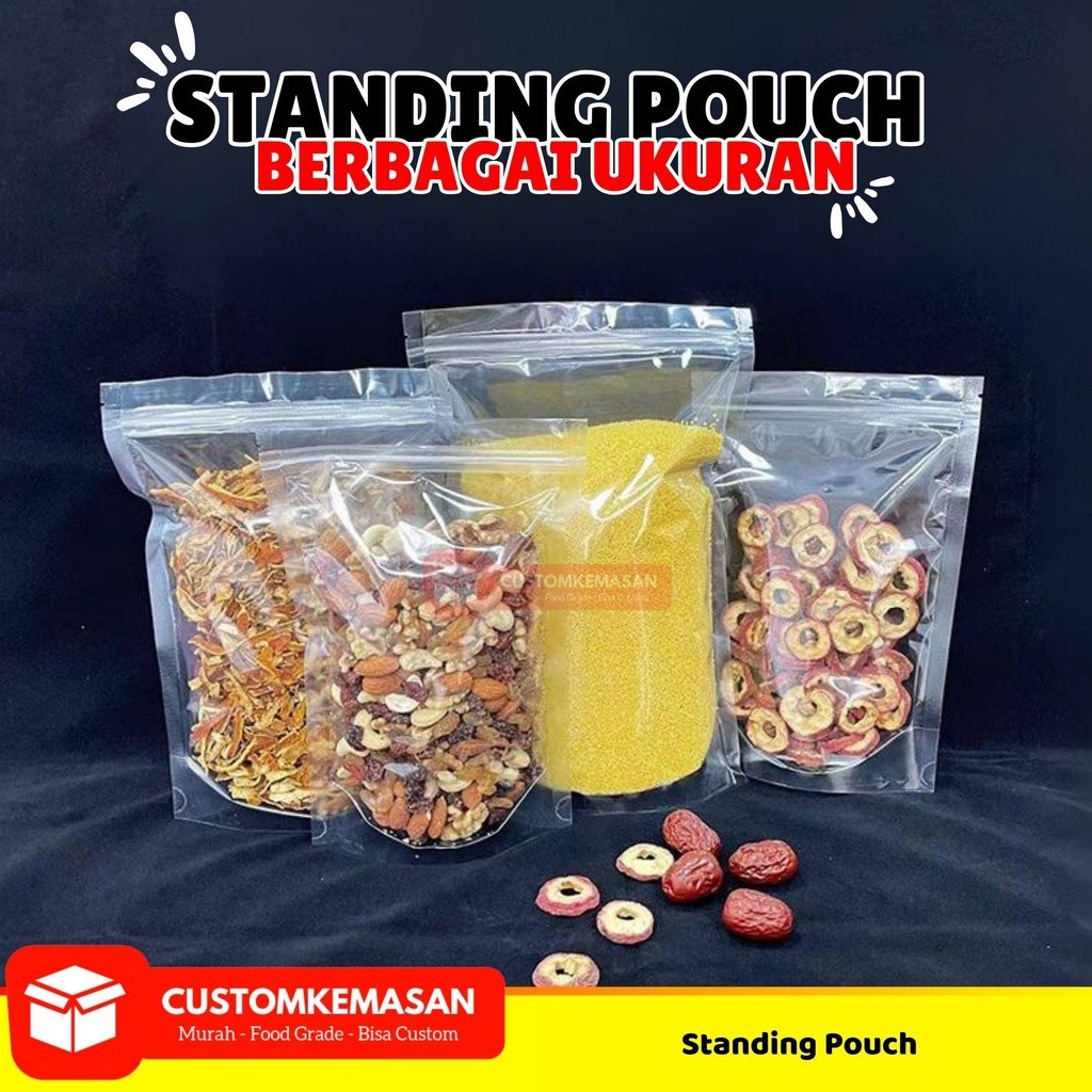 Standing Pouch / Standing Pouch Double Seal / Plastik Standing Pouch / Pouch Standing / Standing Pou