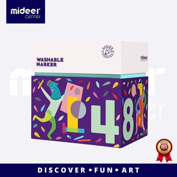 

Spidol Warna Gambar Anak Washable Marker 48 Coloring Pen Import Murah Premium
