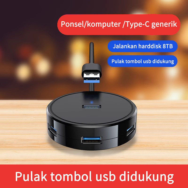 USB Hub Multi USB Splitter Hub Menggunakan Adaptor Daya Port Beberapa Expander /Hub USB Dengan