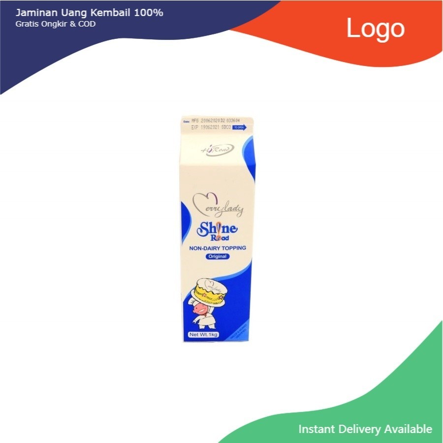 

Shine Road Non Dairy Whipping Cream - 1 Ltr