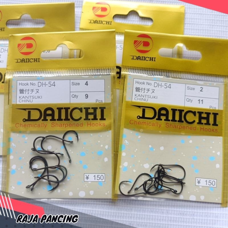 Mata kail pancing Daichi DH 54 - Chinu warna hitam DH 54