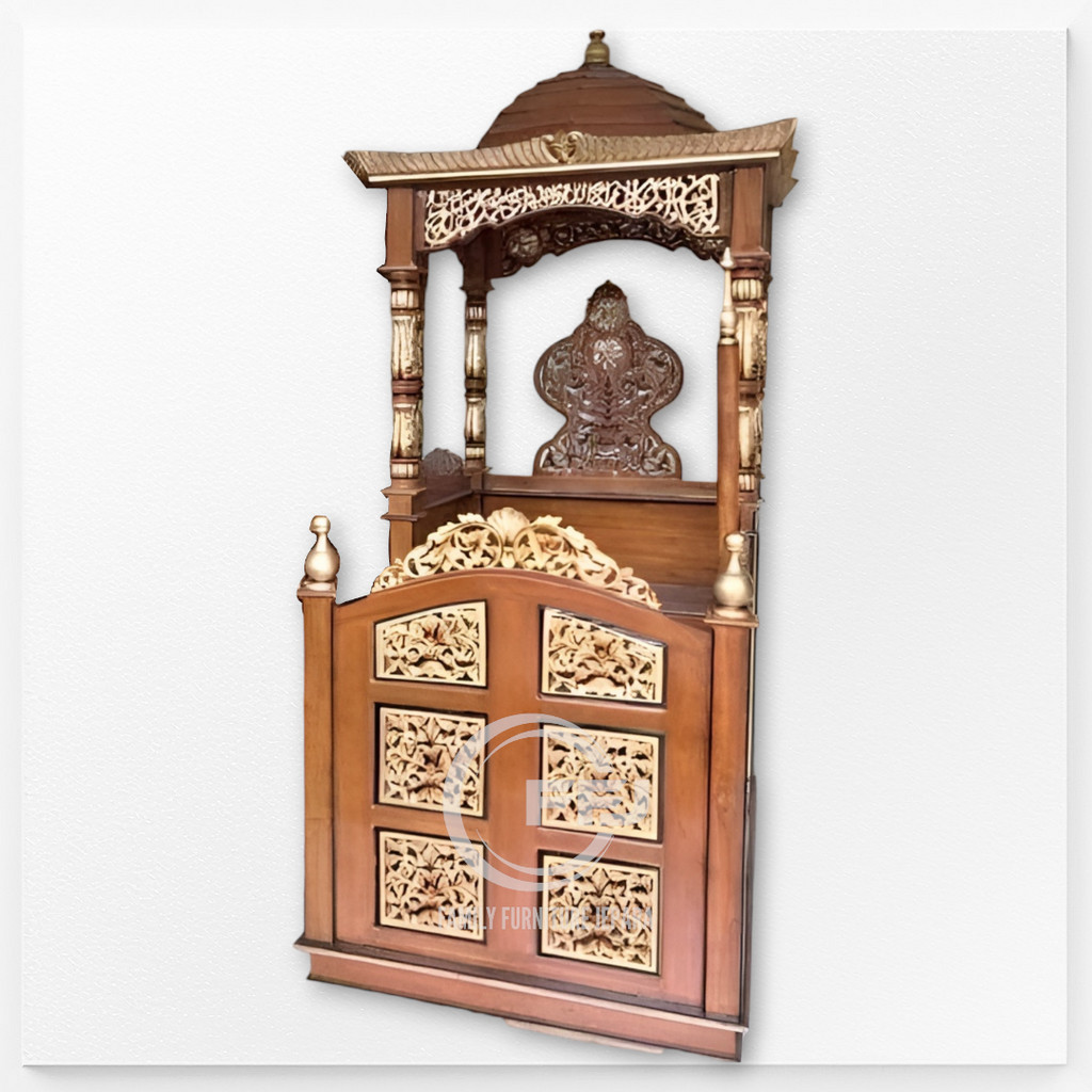 MIMBAR MASJID MIMBAR PIDATO MIMBAR KUBAH JATI MIHRAB MASJID KERETA