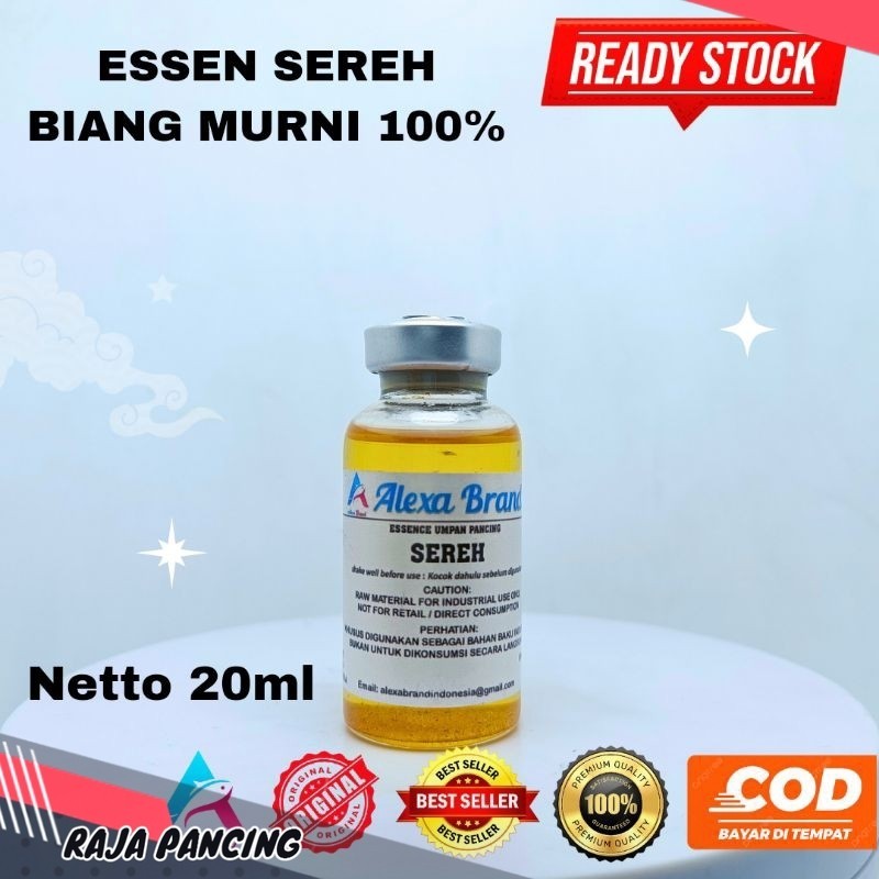 Essen Sereh Biang murni 100% - Alexa brand esen sereh - umpan pancing