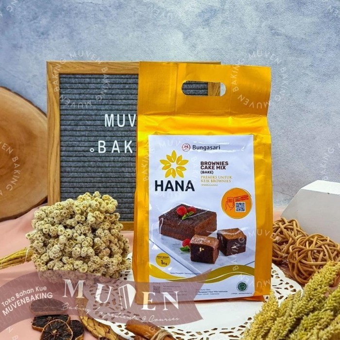 

BUNGASARI TEPUNG BROWNIES CAKE MIX 1 KG / PREMIX BROWNIE BROWNIS