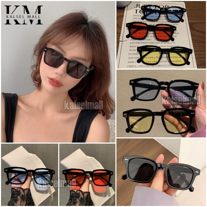 Kacamata Hitam Pria Wanita Sunglasses Eyewear Anti Radiasi dan UV Ultraviolet  Kecamata Artis Bentuk