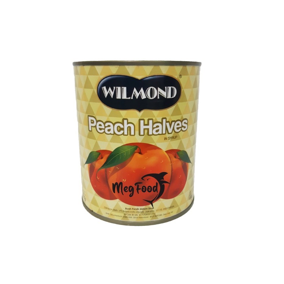 

Buah Kaleng Wilmond Peach Halves 825 Gr / Canned Fruit Buah Persik