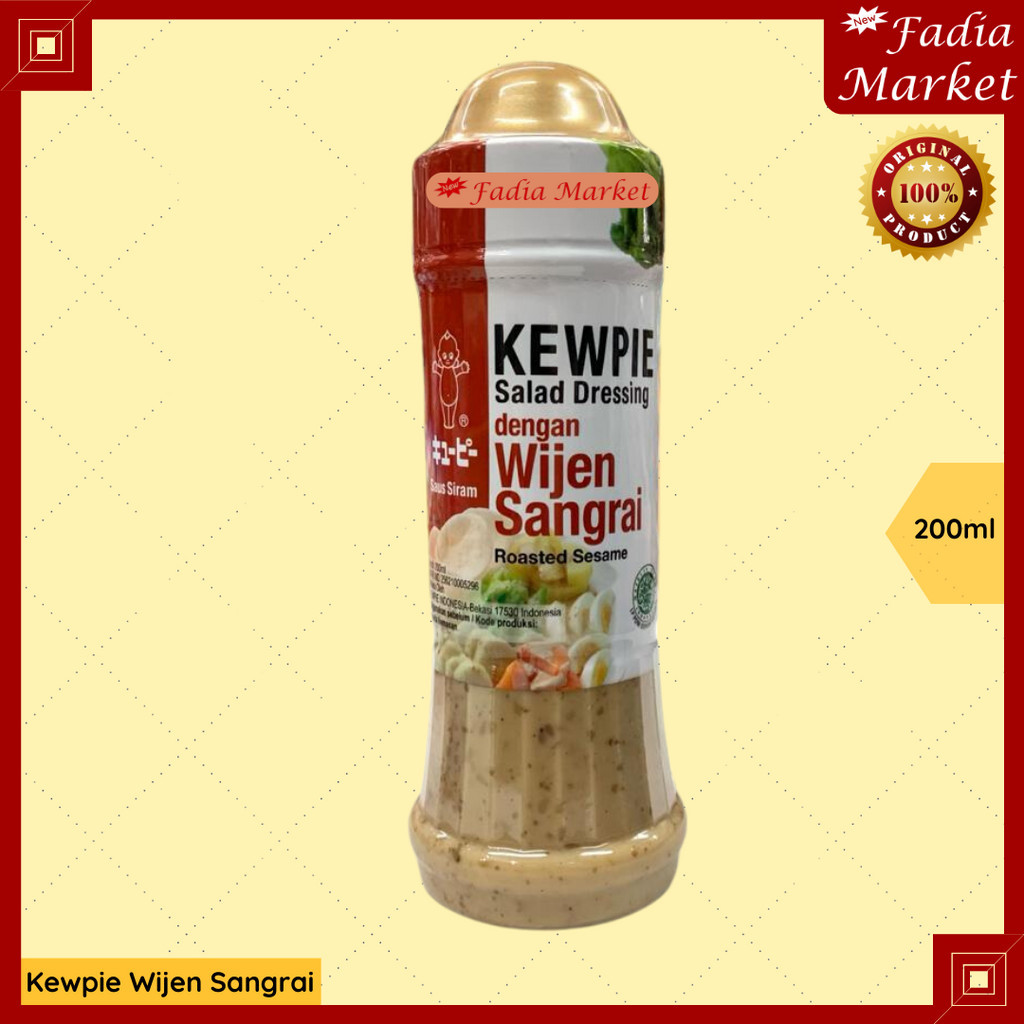 

Kewpie Wijen Sangrai Sauce Saus Salad Dressing 200ml