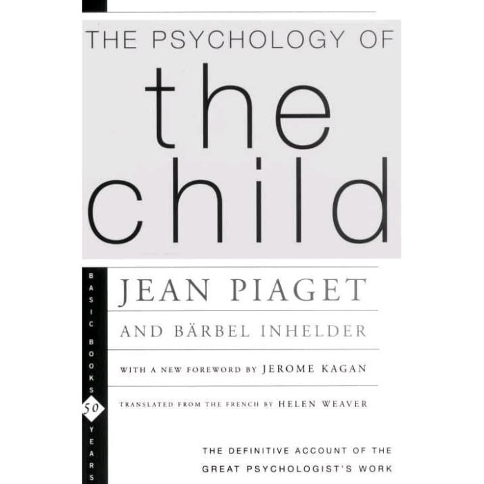 

The Psychology Of The Child [2 ed.] Jean Piaget 1969 Basic Books