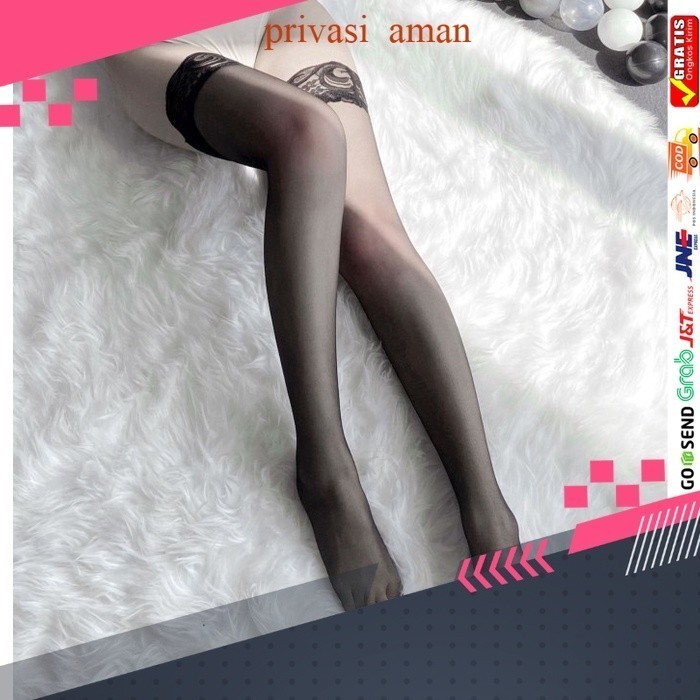 OPEN TOYS// Baju Lingerie Stocking Sexy Renda Wanita Spandex Sexy