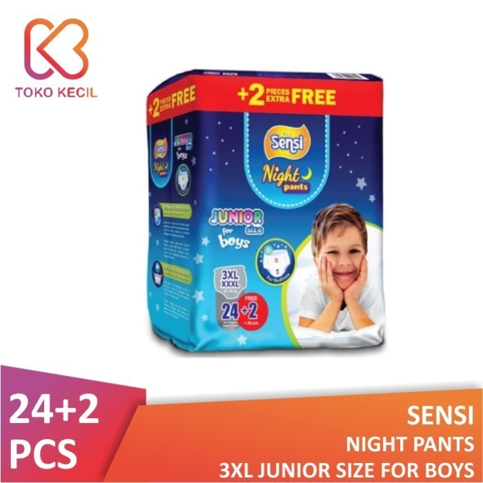 Sensi Night Pants Boys 3XL (24+2)