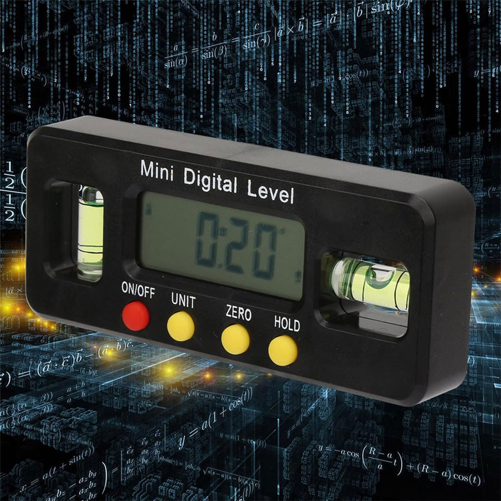 

GemRed Alat Ukur Kemiringan Digital Level Angle Waterpass Inclinometer - DL168 - Black