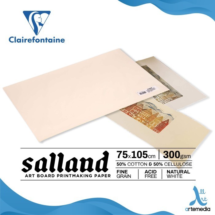 

Printmaking Paper Clairefontaine Salland Art Board Kertas Cetak