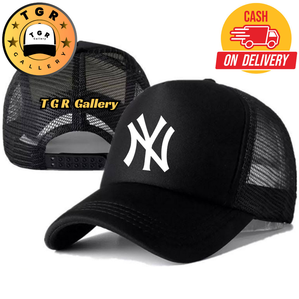 TGR Gallery Topi Trucker NY - Topi Distro NY Logo - Topi NY Premium - Topi Pria Dewasa - Topi Pria O